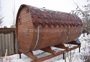 Баня бочка