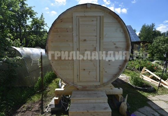 Баня бочка